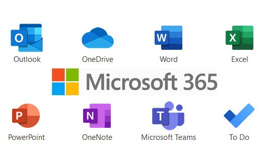 Logos for Microsoft 365