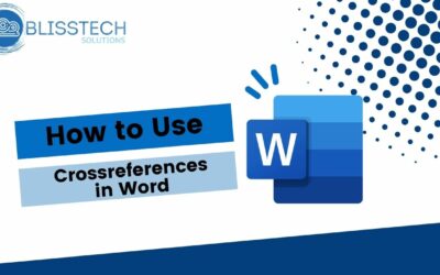 VIDEO: How to use cross references in Word