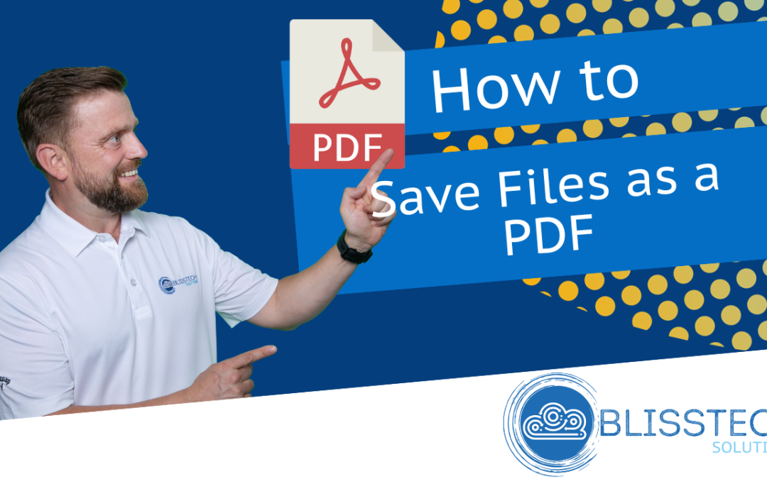 Tech Tip: How to save or print to PDF