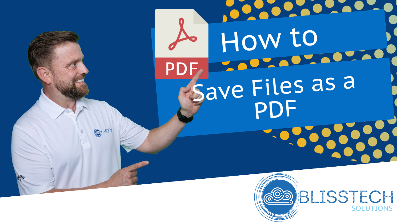 Tech Tip: How to save or print to PDF